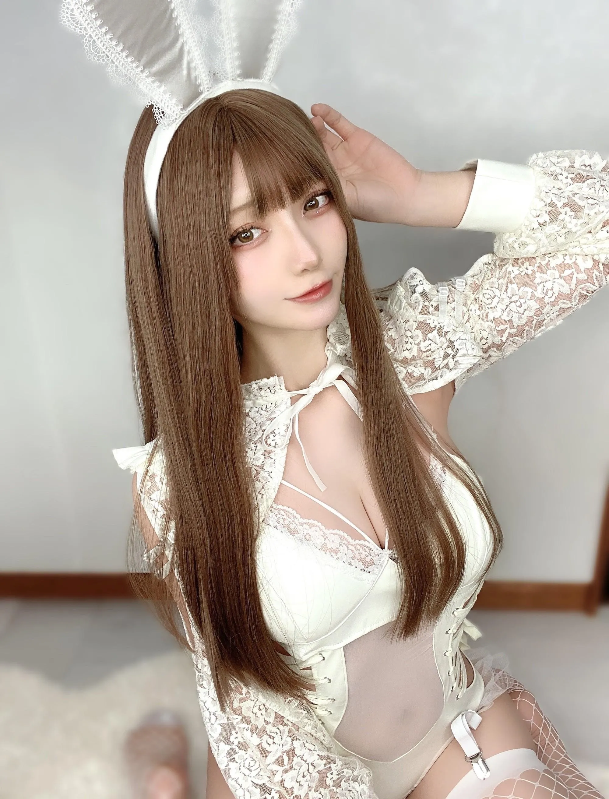 かさぎkasagi – NO.003 Fantia 2022-04月会员订阅-2022-04-11 ホワイトバニーガールさん [29P]插图5